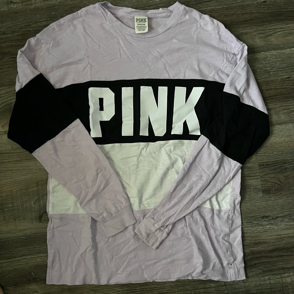 Pink brand long sleeve t-shirt